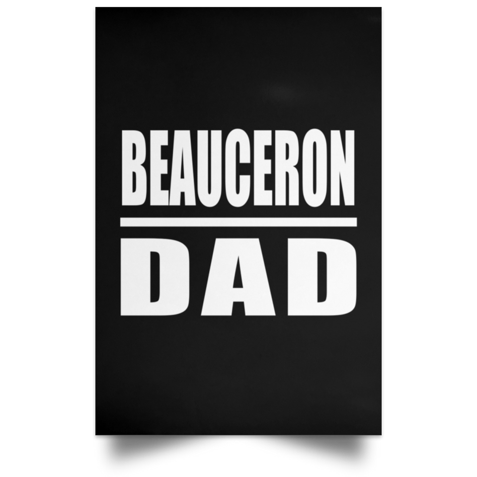 Beauceron Dad - Poster Portrait