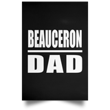 Beauceron Dad - Poster Portrait
