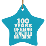 100th Anniversary 100 Years Of Being Mr Perfect - Star Ornament