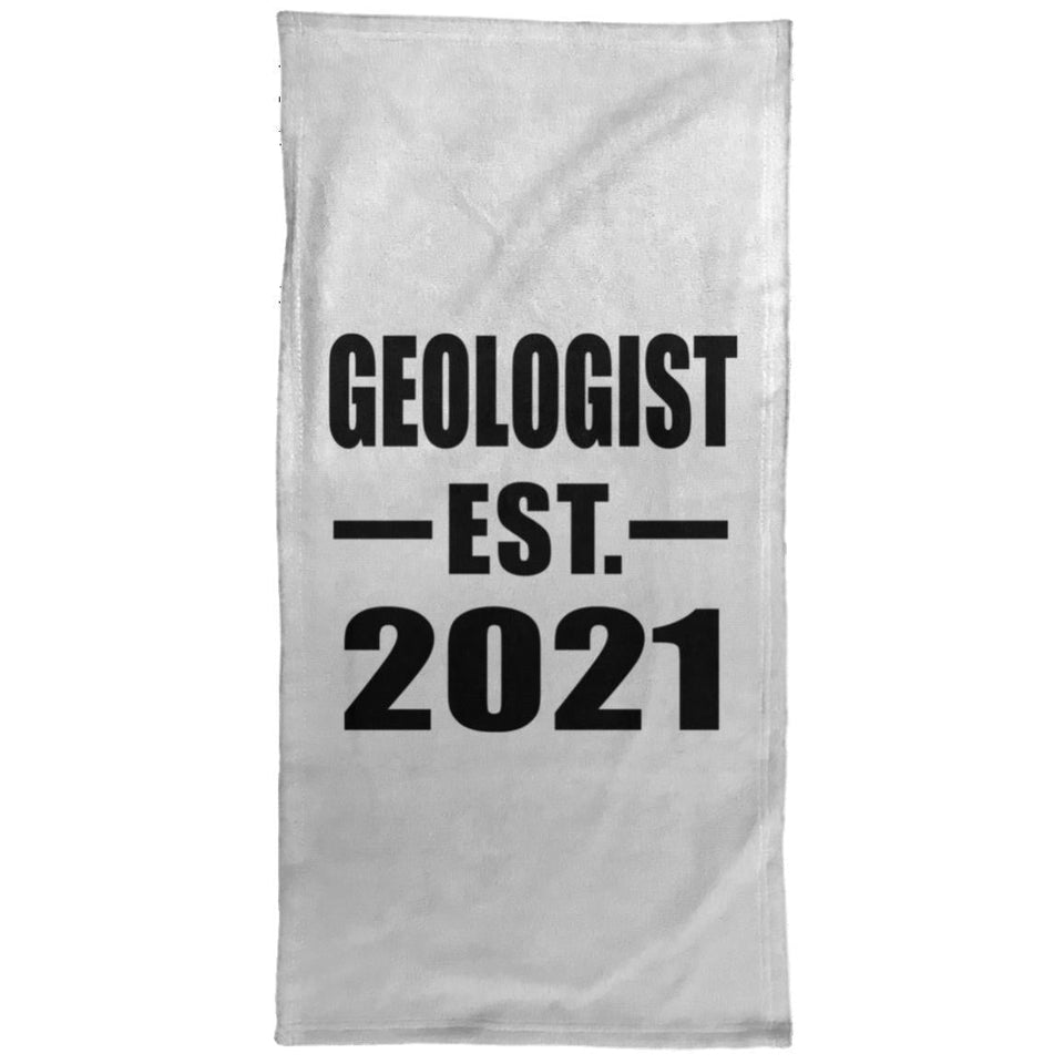 Geologist Established EST. 2021 - Hand Towel