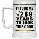 17th Birthday Took Square Root of 289 Years To Look Good - Beer Stein