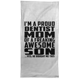 Proud Dentist Mom Of Awesome Son - Hand Towel