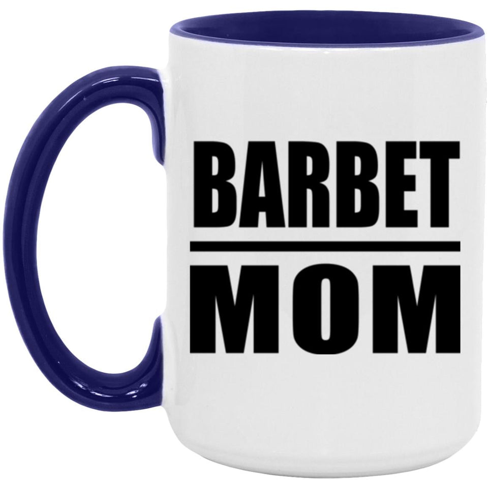 Barbet Mom - 15oz Accent Mug Purple