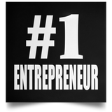 Number One #1 Entrepreneur - Poster Square