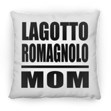 Lagotto Romagnolo Mom - Throw Pillow