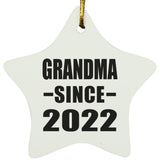 Grandma Since 2022 - Star Ornament