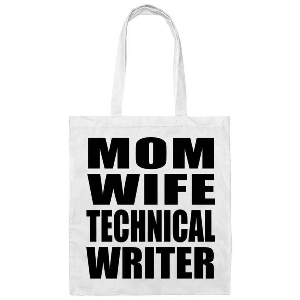 Mom Wife Technical Writer - Tote Bag White