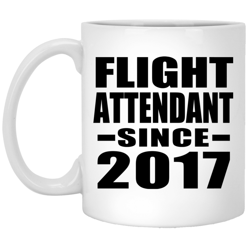 Flight Attendant Since 2017 - 11 Oz Coffee Mug