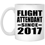 Flight Attendant Since 2017 - 11 Oz Coffee Mug