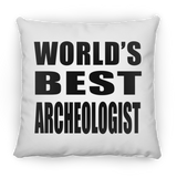 World's Best Archeologist - Throw Pillow