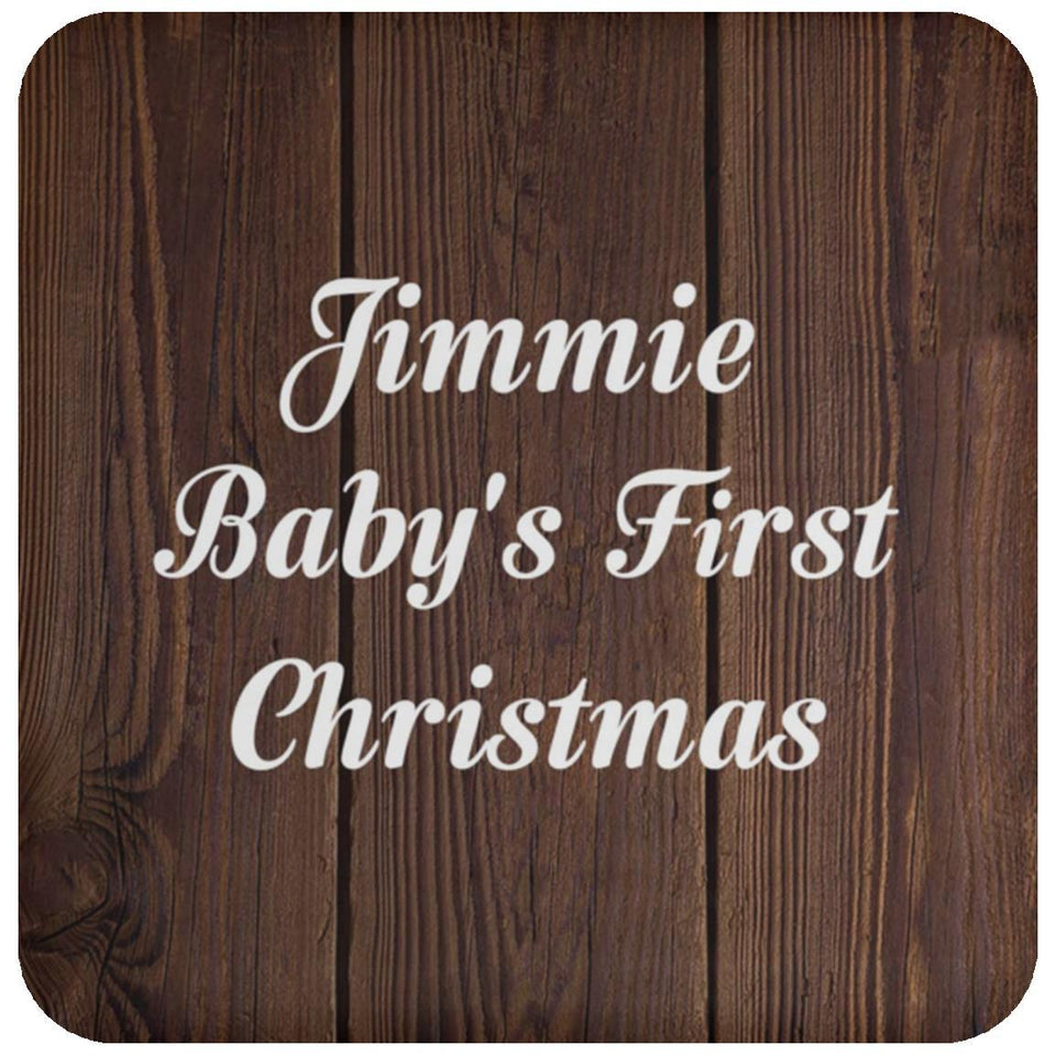 Jimmie Baby's First Christmas - Drink Coaster D