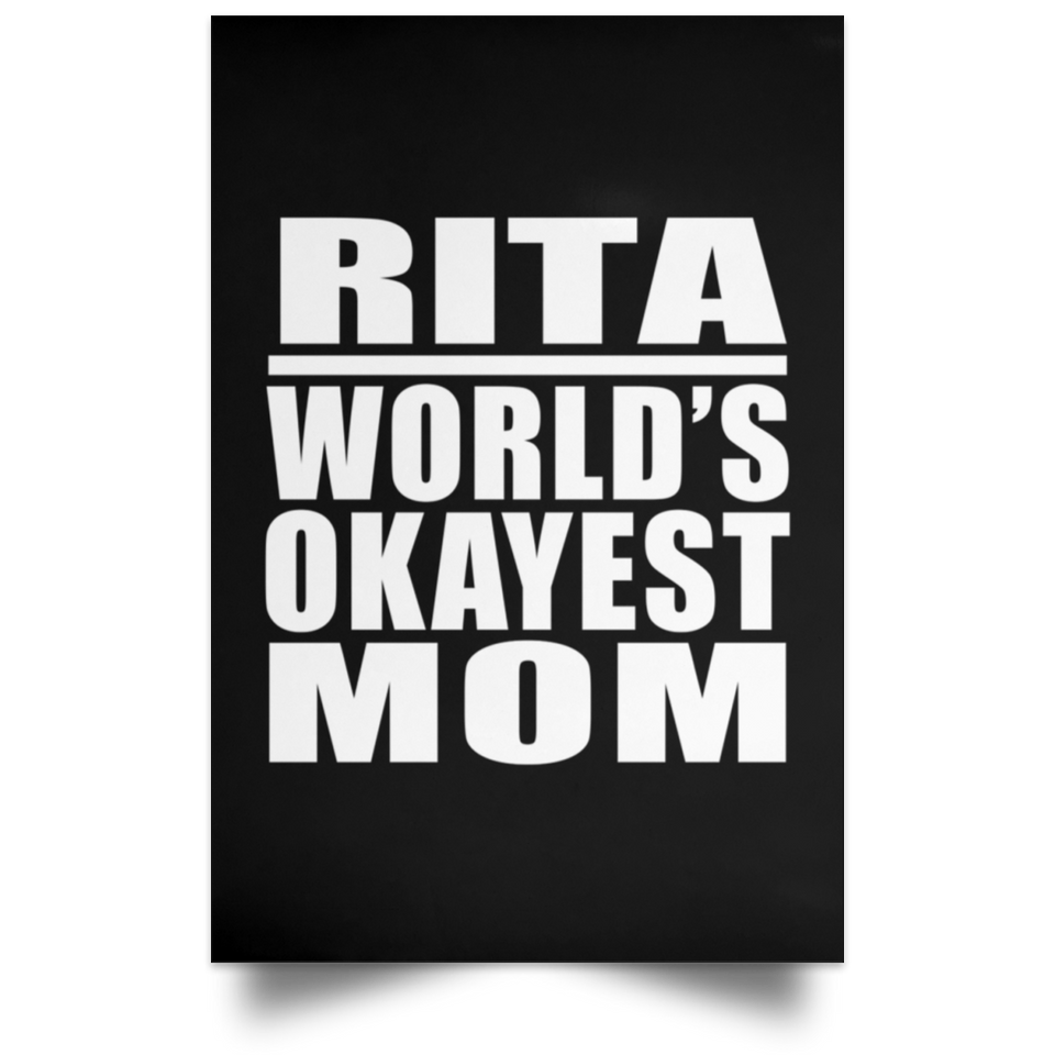 Rita World's Okayest Mom - Poster Portrait