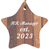 HR Manager Established Est. 2023 - Star Ornament E