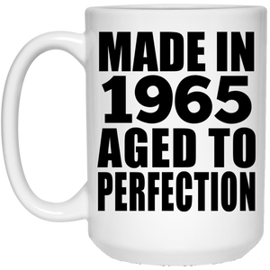 59th Birthday Made In 1965 Aged to Perfection - 15 Oz Coffee Mug