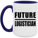 Future Logistician - 15oz Accent Mug Purple