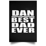 Dan Best Dad Ever - Poster Portrait