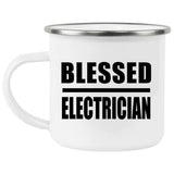 Blessed Electrician - 12oz Camping Mug