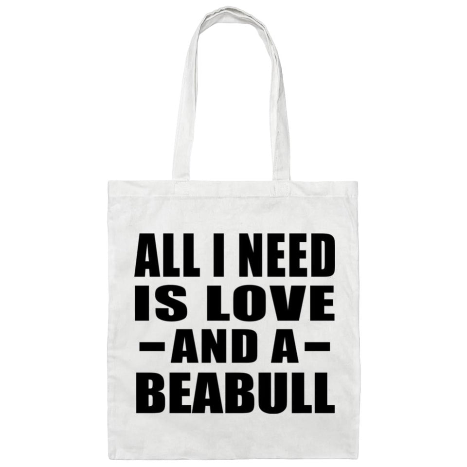 All I Need Is Love And A Beabull - Tote Bag White