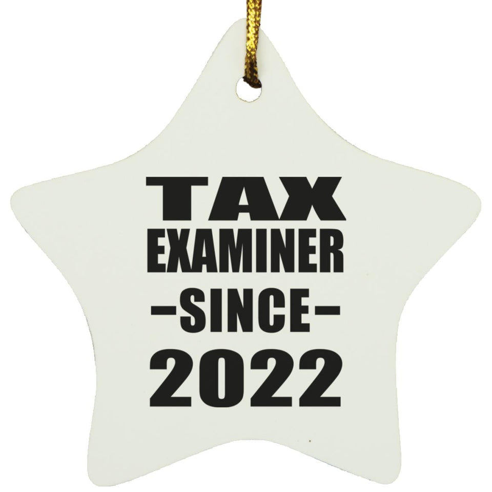 Tax Examiner Since 2022 - Star Ornament