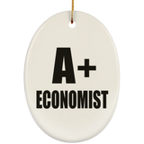 A+ Economist - Oval Ornament