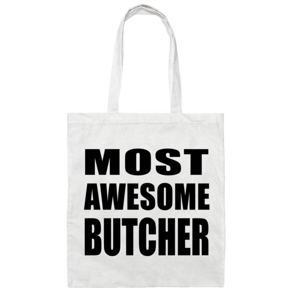 Most Awesome Butcher - Tote Bag White