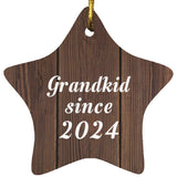 Grandkid Since 2024 - Star Ornament D