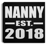 Nanny Established EST. 2018 - Canvas Square