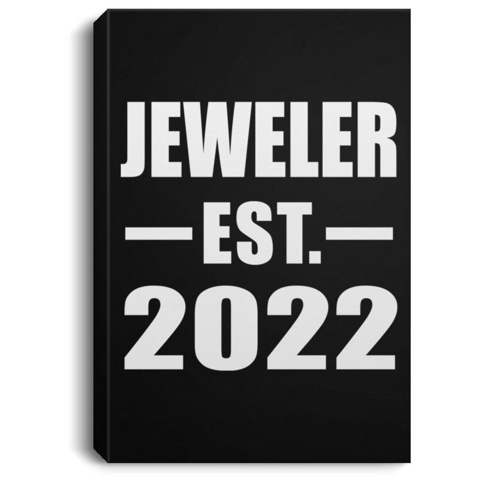 Jeweler Established EST. 2022 - Canvas Portrait