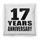 17th Anniversary 17 Years - Throw Pillow