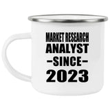 Market Research Analyst Since 2023 - 12oz Camping Mug