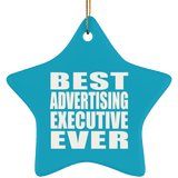 Best Advertising Executive Ever - Star Ornament