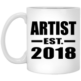 Artist Established EST. 2018 - 11 Oz Coffee Mug
