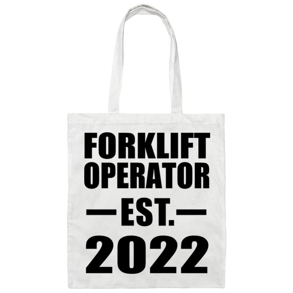 Forklift Operator Established EST. 2022 - Tote Bag White