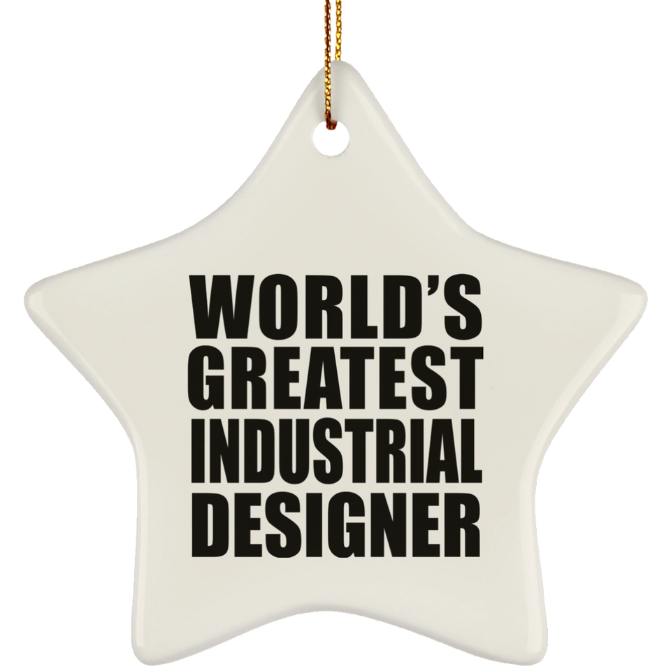 World's Greatest Industrial Designer - Star Ornament