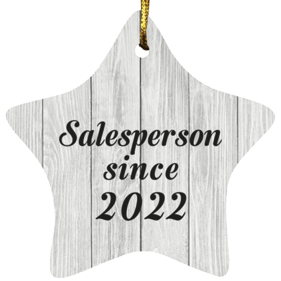 Salesperson Since 2022 - Star Ornament F