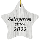 Salesperson Since 2022 - Star Ornament F