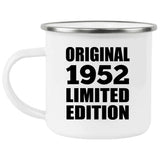 72nd Birthday Original 1952 Limited Edition - 12oz Camping Mug