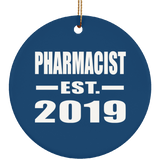 Pharmacist Established EST. 2019 - Circle Ornament