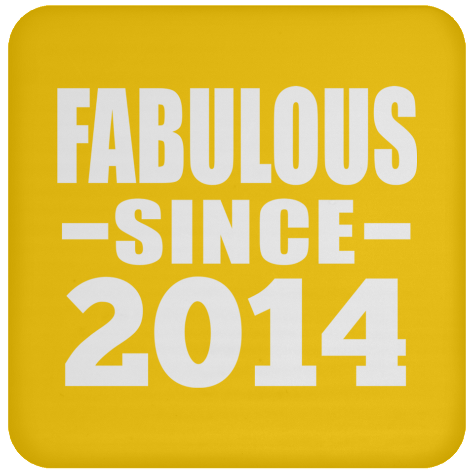 10th Birthday Fabulous Since 2014 - Drink Coaster