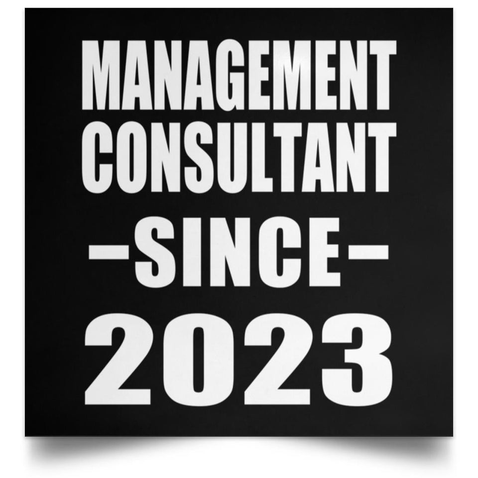 Management Consultant Since 2023 - Poster Square
