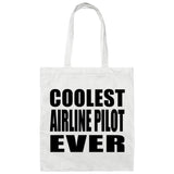 Coolest Airline Pilot Ever - Tote Bag White