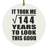 12th Birthday Took Square Root of 144 Years To Look Good - Circle Ornament