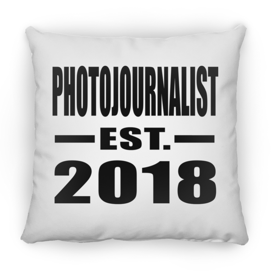 Photojournalist Established EST. 2018 - Throw Pillow