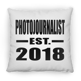 Photojournalist Established EST. 2018 - Throw Pillow