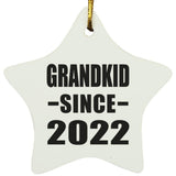 Grandkid Since 2022 - Star Ornament