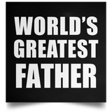 World's Greatest Father - Poster Square