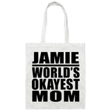 Jamie World's Okayest Mom - Tote Bag White