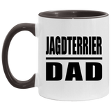 Jagdterrier Dad - 11oz Accent Mug Black