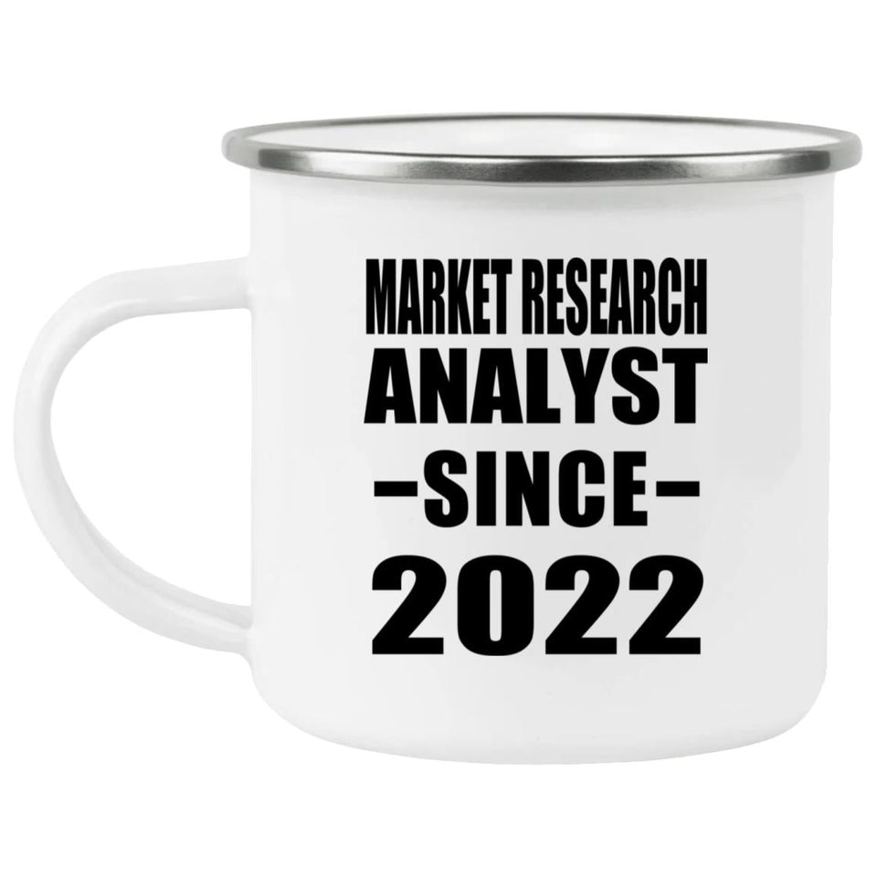 Market Research Analyst Since 2022 - 12oz Camping Mug