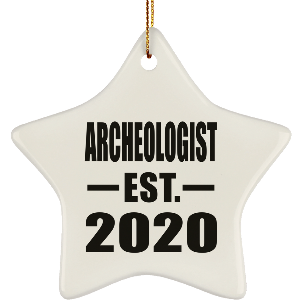 Archeologist Established EST. 2020 - Star Ornament